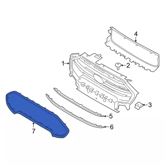 Grille Surround - Ford (gn1z8419ea) - view 5