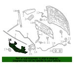 Latch Cover - Ford (gr3z16f037a) - view 4