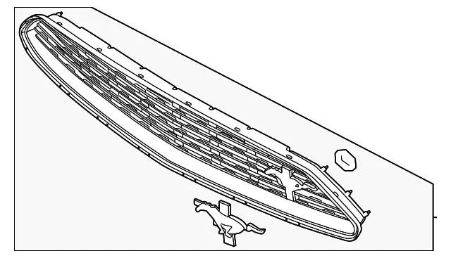 Grille - Ford (gr3z8200ba) - view 4
