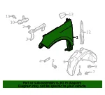 Fender - Ford (gt4z16006a) - view 13
