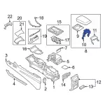 Console Hinge - Ford (gt4z5804604a) - view 12