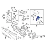 Console Hinge - Ford (gt4z5804604a) - view 13