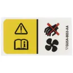 Caution Label - Ford (gu5z8653a) - view 5