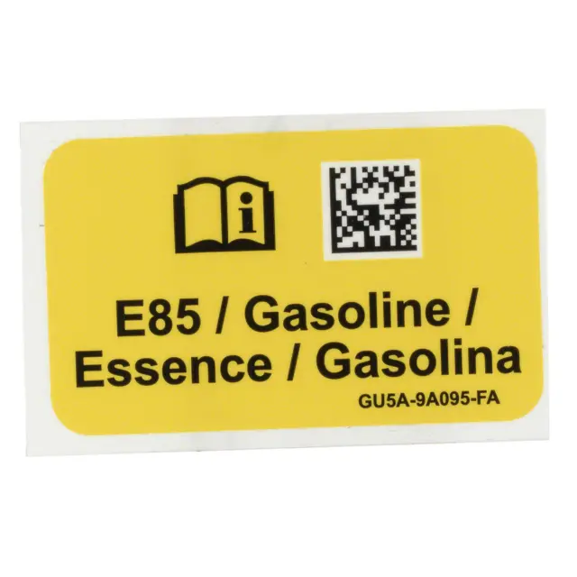 Fuel Information Label - Ford (gu5z9a095h)