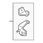 Door Hinge - Ford (h1bz5826800a) - view 17