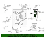 Door Hinge - Ford (h1bz5826800a) - view 18