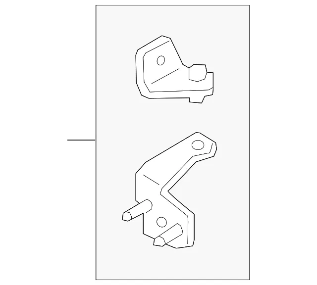 Door Hinge - Ford (h1bz5826800a) - view 6