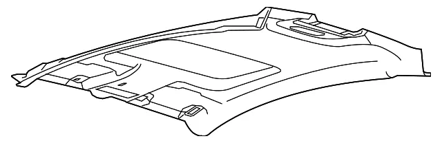 Headliner - Ford (h2bz5451916ca) - view 3