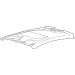Headliner - Ford (h2bz5451916ca) - view 7