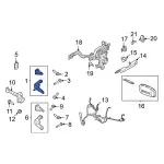 Door Hinge - Ford (h6bz5822801a) - view 17