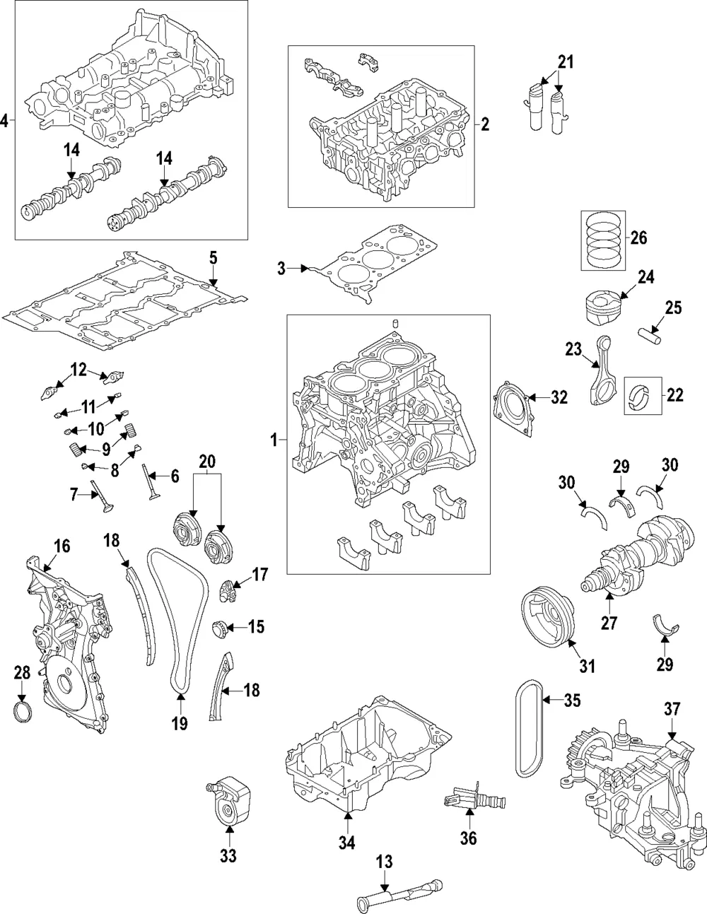 Engine Rocker Arm - Ford (h6bz6564a) - view 3