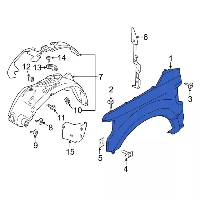 Fender - Ford (hc3z16005d) - view 2