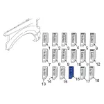 Fender Emblem - Ford (hc3z16720ce) - view 16