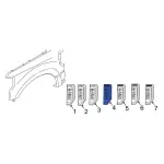 Fender Emblem - Ford (hc3z16720ce) - view 17