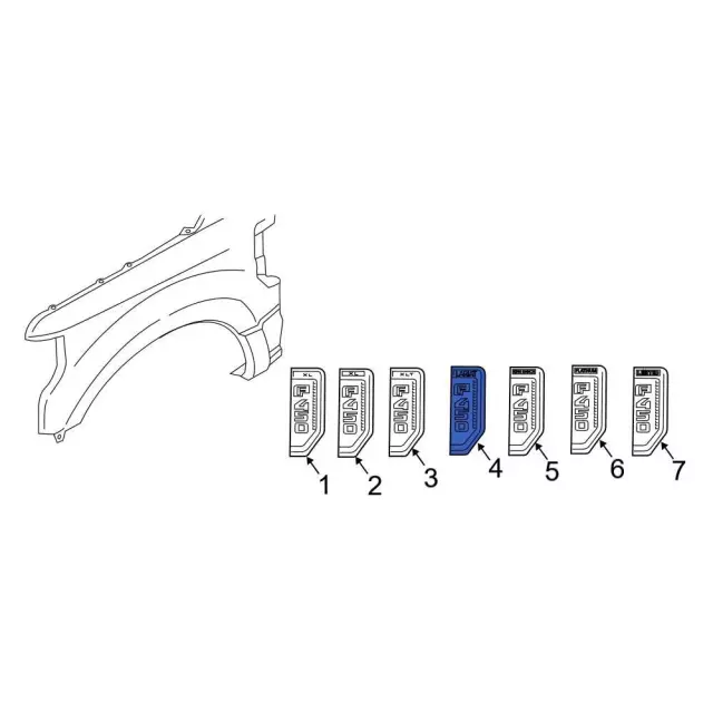 Fender Emblem - Ford (hc3z16720ce) - view 5