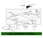 Headliner Bracket - Ford (hc3z2552166d) - view 10