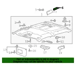 Headliner Bracket - Ford (hc3z2552166e) - view 12