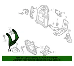 Fender Apron Extension - Ford (hc3z5c002a) - view 15