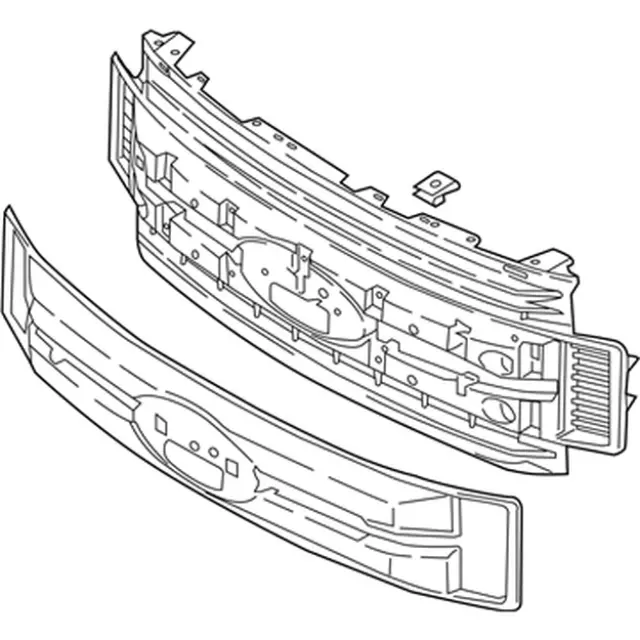 Grille Assembly - Ford (hc3z8200ac) - view 3