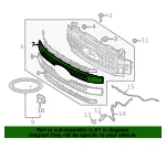 Outer Grille - Ford (hc3z8200nb) - view 10