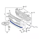 Outer Grille - Ford (hc3z8200nb) - view 8