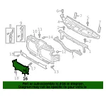 Radiator Support Air Deflector - Ford (hc3z8327t) - view 18
