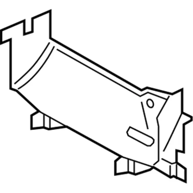 Radiator Support Air Deflector - Ford (hc3z8327t) - view 5