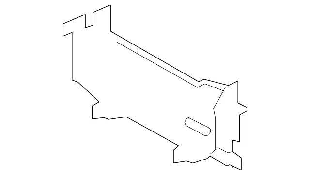 Radiator Support Air Deflector - Ford (hc3z8327t) - view 6