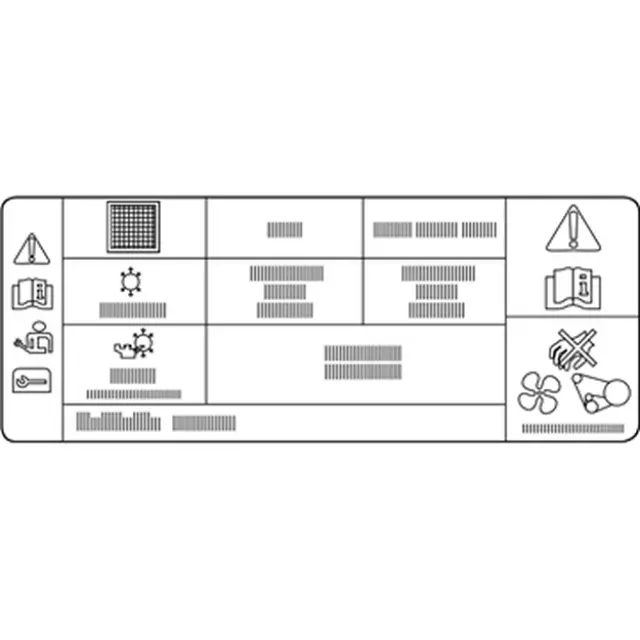 Info Label - Ford (hd9z1503050a) - view 2