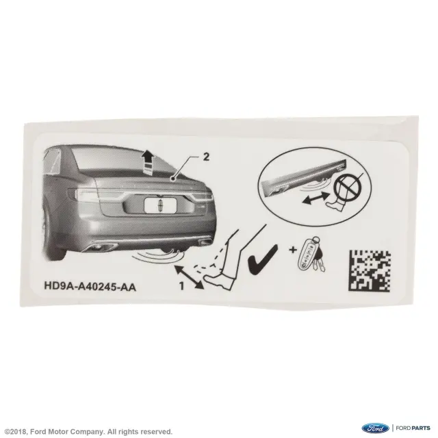 Decal - Ford (hd9z5840245a)