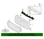 Grille Bracket - Ford (hj5z8a284a) - view 13