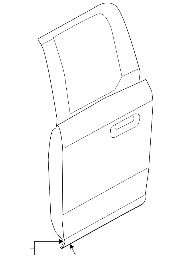 Door Shell - Ford (hl3z1824630b) - view 10