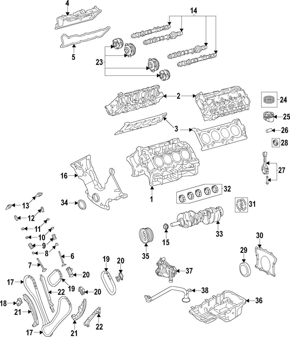Engine Rocker Arm - Ford (hl3z6564d) - view 4