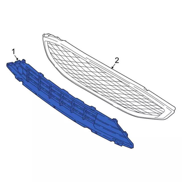 Lower Grille - Ford (hs7z17b968vb) - view 2