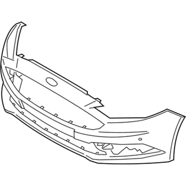 Bumper Cover - Ford (hs7z17d957cbptm)