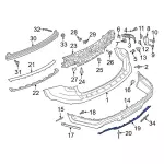Valance Panel - Ford (jb5z17k835aptm) - view 9