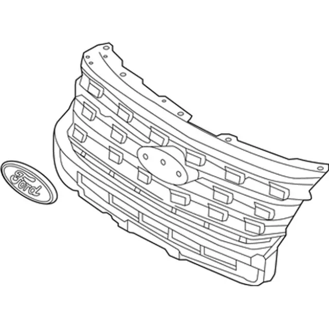 Grille - Ford (jb5z8200ak)