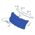 Grille - Ford (jb5z8200bd) - view 14