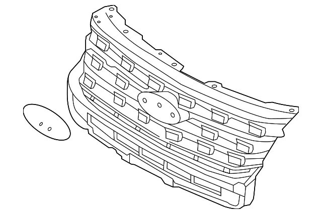 Grille - Ford (jb5z8200bd) - view 5