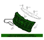 Grille - Ford (jb5z8200db) - view 16