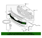 Outer Grille - Ford (jc3z8200ta) - view 13