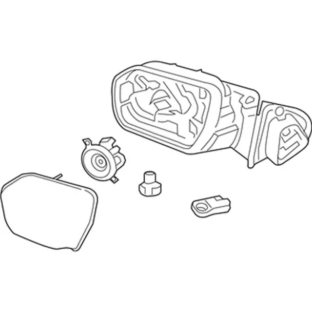 Mirror Assembly - Ford (jl1z17682af)