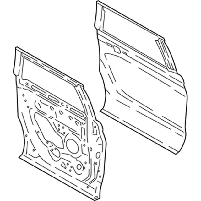 Door Shell - Ford (jl1z4024631a)