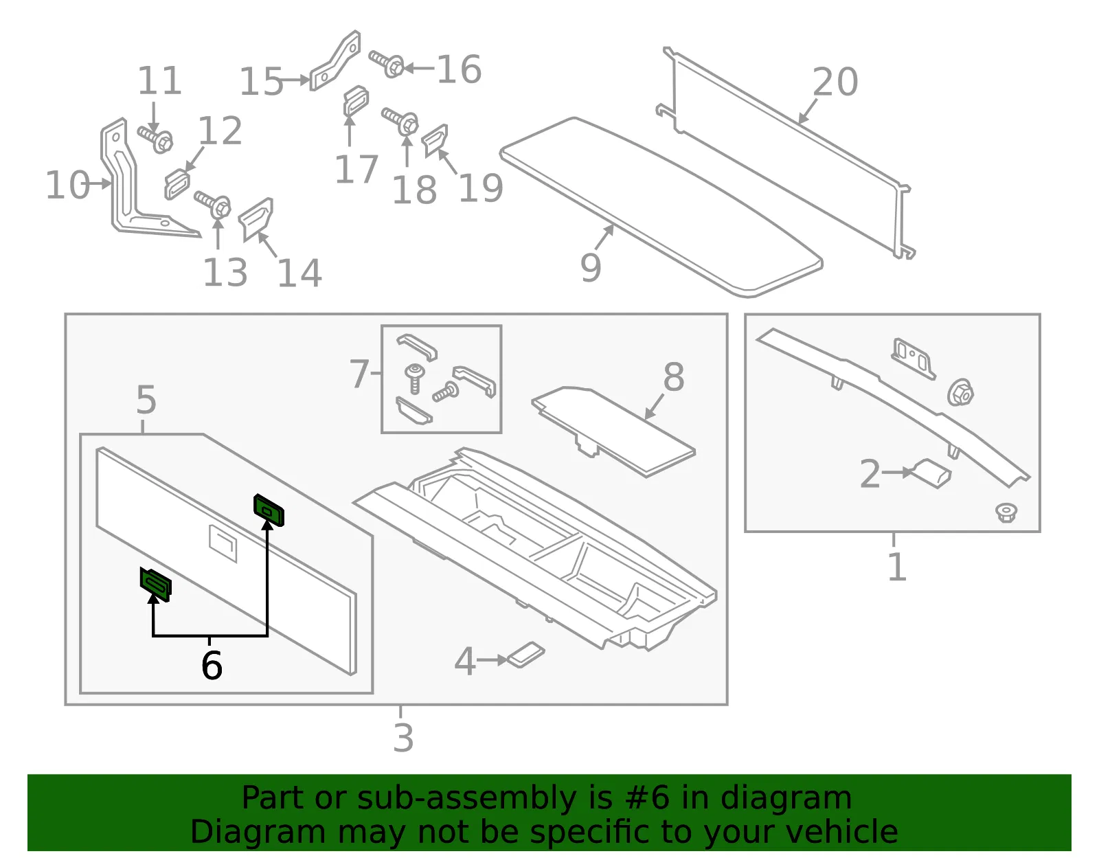 Handle - Ford (jl1z78454a16bb) - view 3