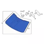 Windshield - Ford (jl3z1503100c) - view 16