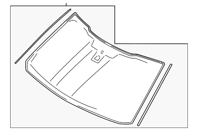 Windshield - Ford (jl3z1503100c) - view 6