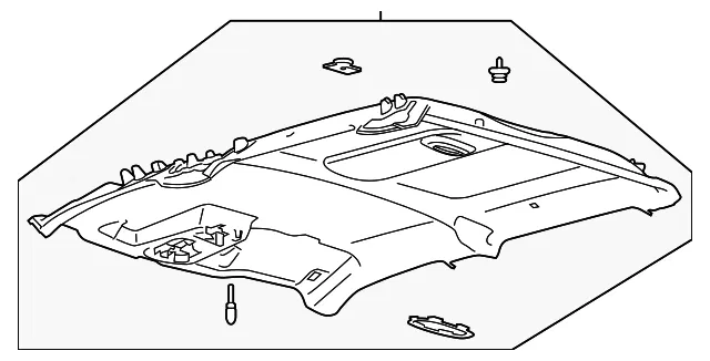 Headliner - Ford (jl3z1651916kk)