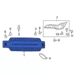Grille - Ford (jl3z8200eb) - view 14