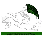 Hood Panel - Ford (jr3z16612a) - view 27