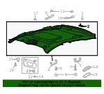 Headliner - Ford (js7z5451916ba) - view 10